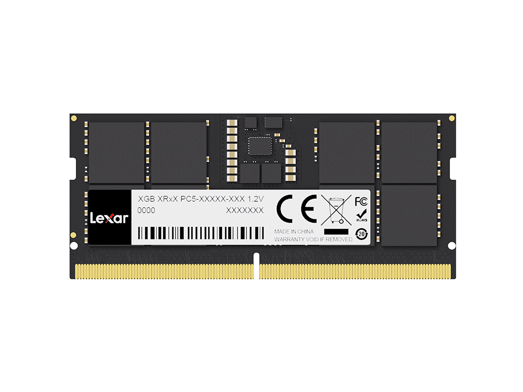 RAM SODIMM DDR5 8GB PC5-38400 4800MT/s CL40 1.1V Lexar