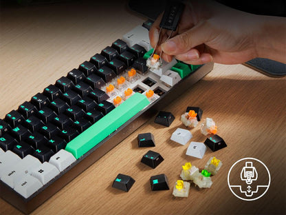 Tipkovnica Razer Reclusa X Mini 65%, US SLO g.