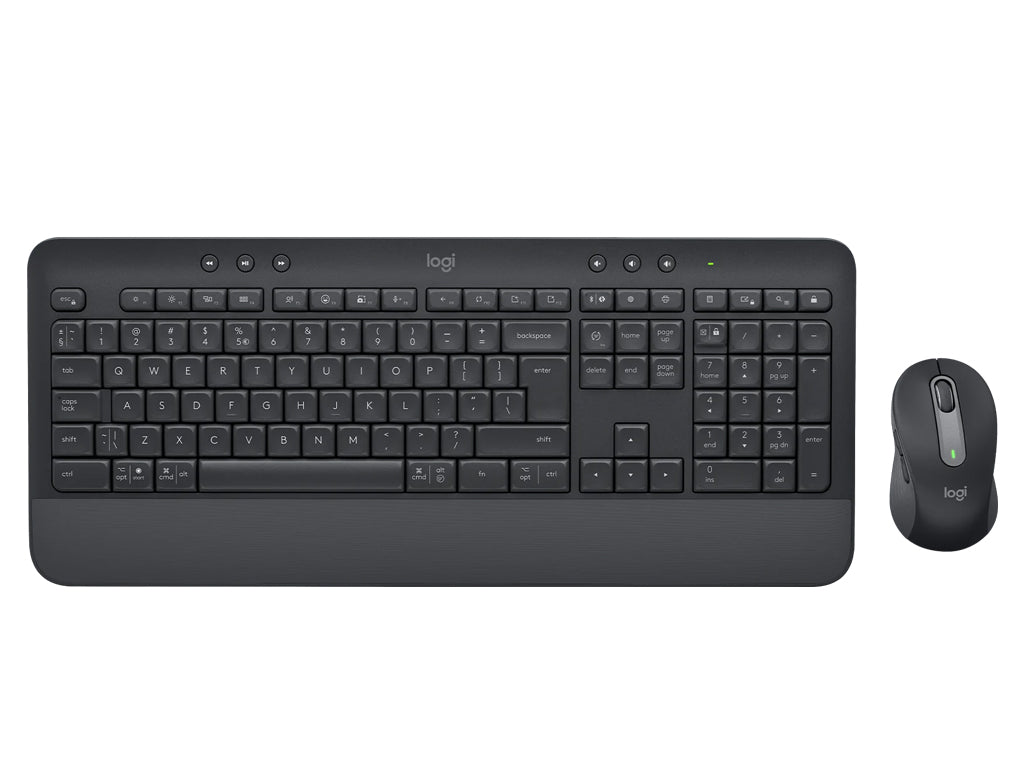 Tipkovnica in miška Logitech Signature MK650 Combo for Business, Wireless, grafitna, SLO g.
