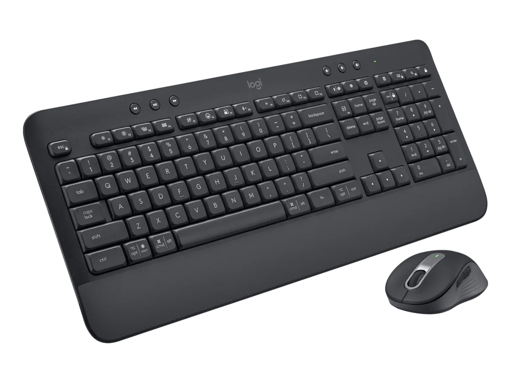 Tipkovnica in miška Logitech Signature MK650 Combo for Business, Wireless, grafitna, SLO g.