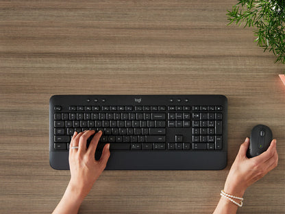 Tipkovnica in miška Logitech Signature MK650 Combo for Business, Wireless, grafitna, SLO g.