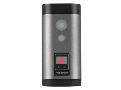 Sprednja kolesarska luč RAVEMEN PR2000, 2000 lm, 6000 mAh, aluminij, IPX8