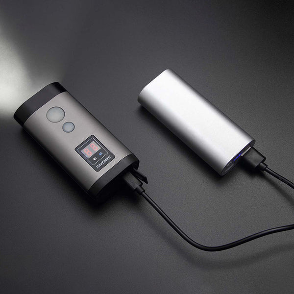 Sprednja kolesarska luč RAVEMEN PR2000, 2000 lm, 6000 mAh, aluminij, IPX8