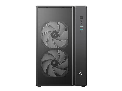 Računalniško ohišje DeepCool CG590 MESH 2F, ATX, Midi-Tower, Kaljeno steklo, črno