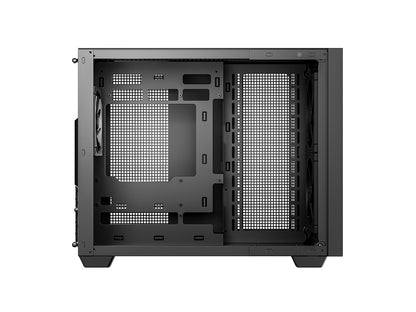 Računalniško ohišje DeepCool CG330 MESH 3F, micro-ATX, ARGB, kaljeno steklo, črno
