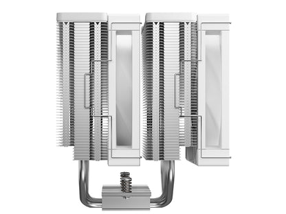 Hladilnik za procesor DeepCool AG620 G2 WH ARGB, 2x 120mm, bel