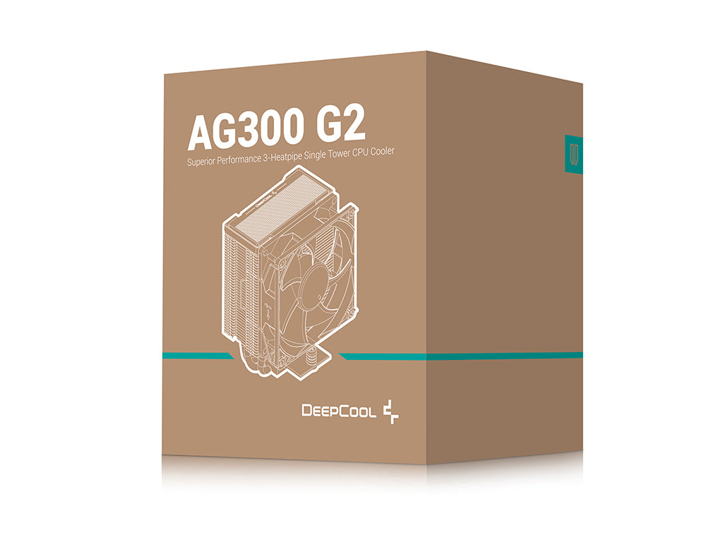 Hladilnik za procesor DeepCool AG300 G2, 92mm, črn