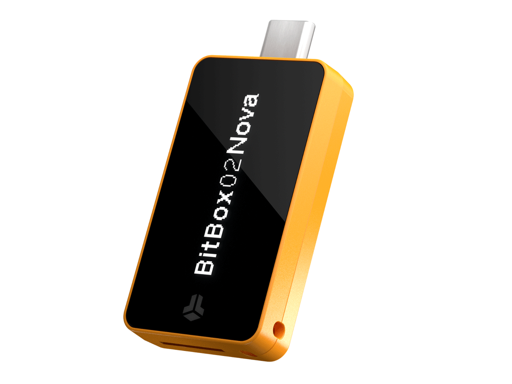 BitBox02 NOVA Bitcoin-only, denarnica za Bitcoin, oranžna