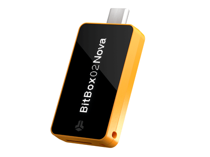 BitBox02 NOVA Bitcoin-only, denarnica za Bitcoin, oranžna