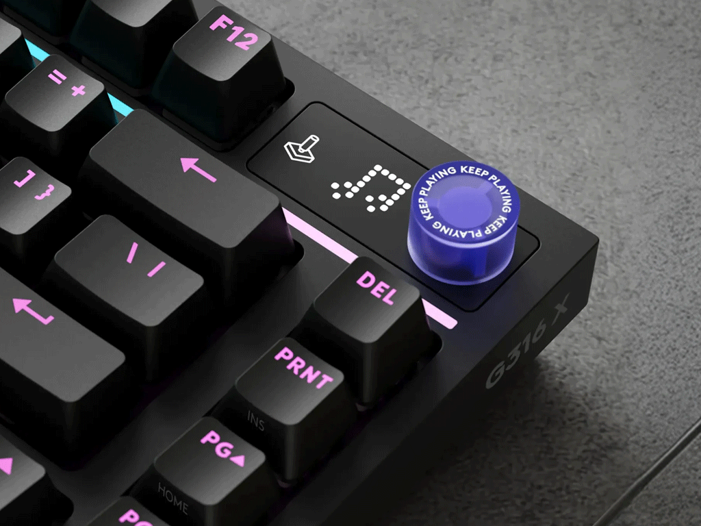Tipkovnica Logitech G316 X 75, TACTILE , SLO, črna