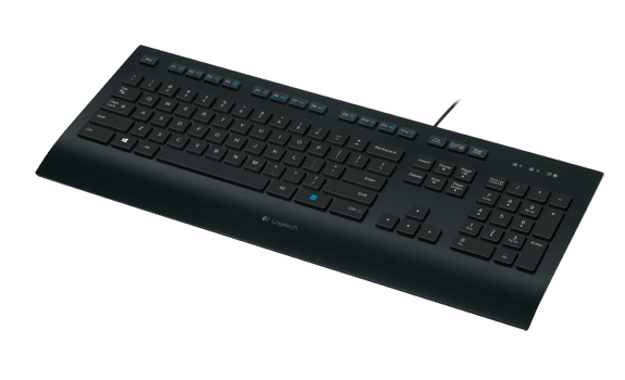 Tipkovnica K280e Comfort, Logitech, USB, SLO t.