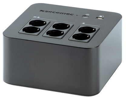 UPS SOCOMEC NeTYS PL 600VA, 360W, Off-line, USB, schuko, black
