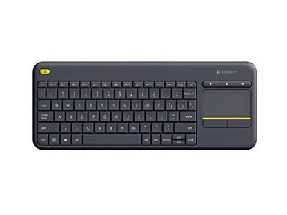Tipkovnica Logitech K400 PLUS Wireless Touch, Unifying, črna, SLO