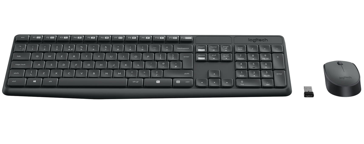 Tipkovnica in miška Logitech Wireless Combo MK235, SLO