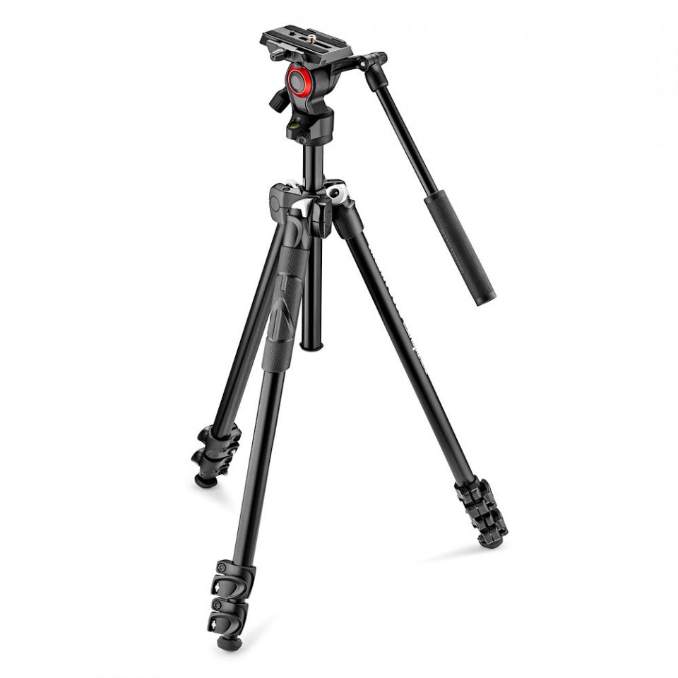 Manfrotto 290 LIGHT ALU foto stojalo z video fluid glavo Befree LIVE - MK290LTA3-V