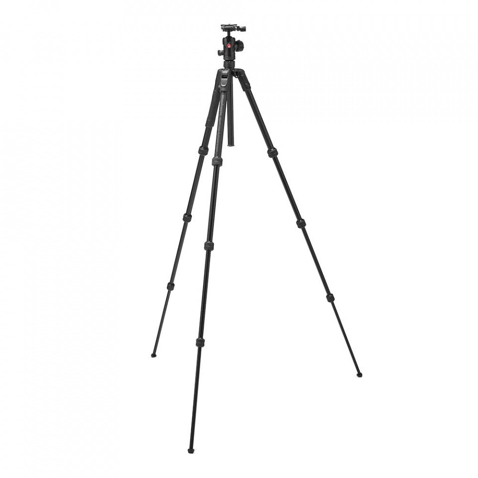 Manfrotto Befree Advanced AS twist alu foto stojalo črn z glavo RC2 Quick release, torba - MKBFRTA4FB-BH