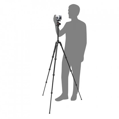 Manfrotto Befree Advanced AS twist alu foto stojalo črn z glavo RC2 Quick release, torba - MKBFRTA4FB-BH