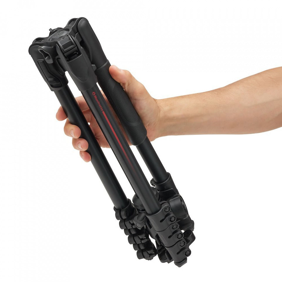 Manfrotto Befree Advanced AS lever alu foto stojalo črn z glavo RC2 Quick release, torba - MKBFRLA4FB-BH