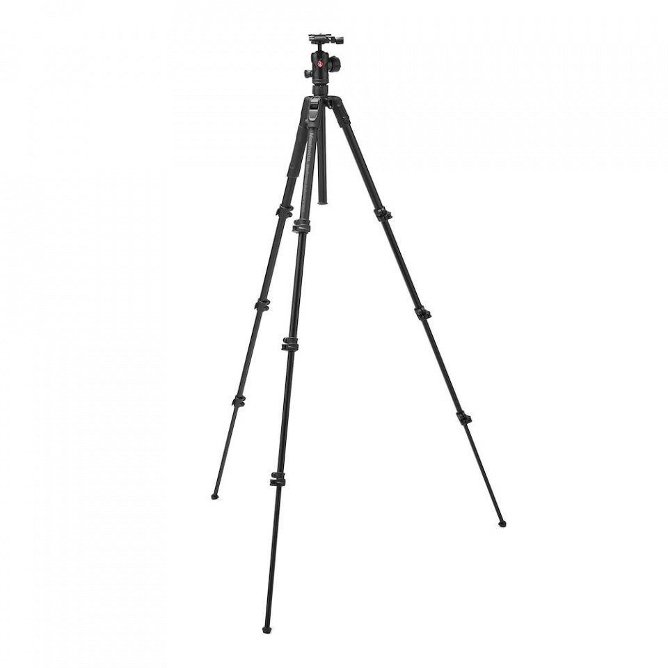 Manfrotto Befree Advanced AS lever alu foto stojalo črn z glavo RC2 Quick release, torba - MKBFRLA4FB-BH