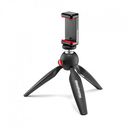 Manfrotto PIXI MINI MII namizno stojalo z nosilcem za telefon - MKPIXICLMII-BK