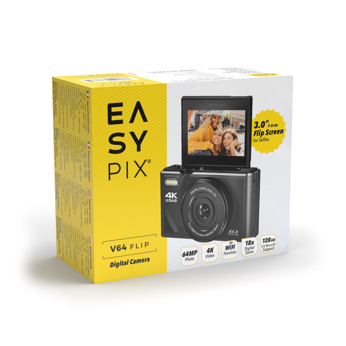 Easypix digitalni fotoaparat v64 Flip - EASYPIX20203
