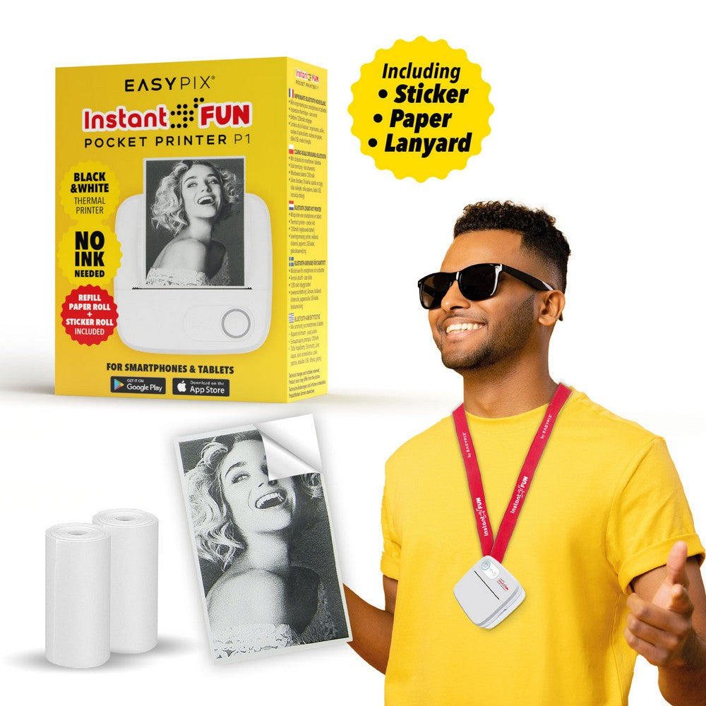 Žepni tiskalnik fotografij InstantFUN P1 - EASYPIX10102