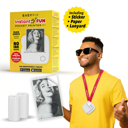 Žepni tiskalnik fotografij InstantFUN P1 - EASYPIX10102